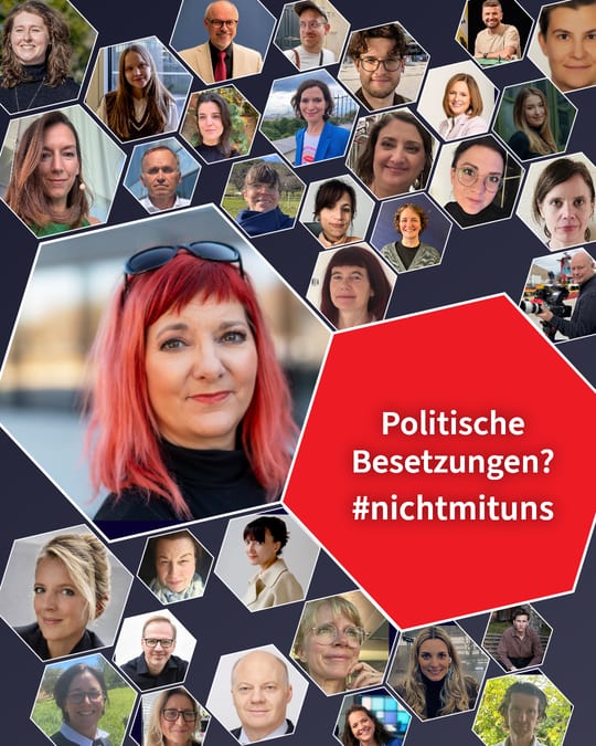 Politische Besetzungen? #nichtmituns