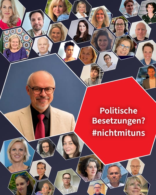Politische Besetzungen? #nichtmituns