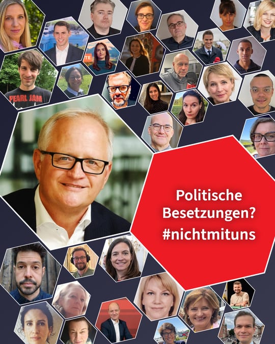 Politische Besetzungen? #nichtmituns
