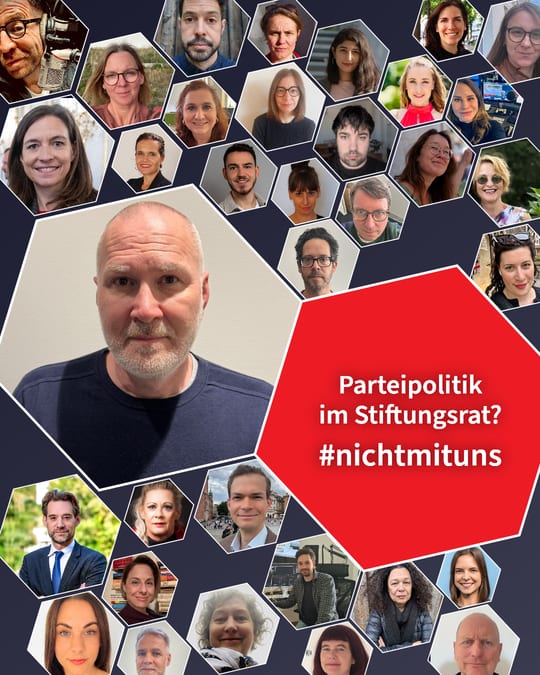 Parteipolitik im Stiftungsrat? #nichtmituns