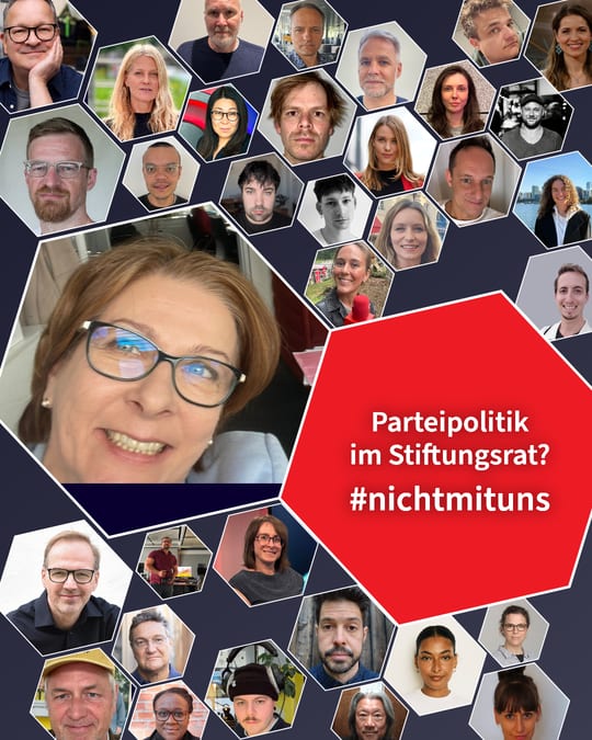 Parteipolitik im Stiftungsrat? #nichtmituns