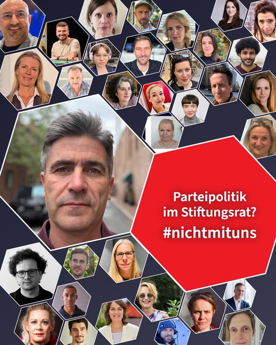Parteipolitik im Stiftungsrat? #nichtmituns