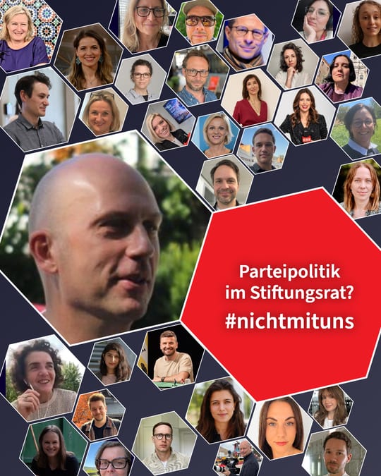 Parteipolitik im Stiftungsrat? #nichtmituns