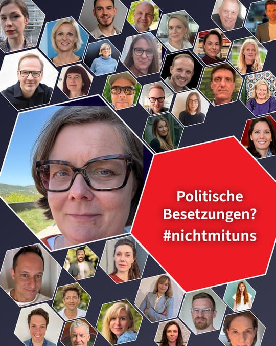 Politische Besetzungen? #nichtmituns