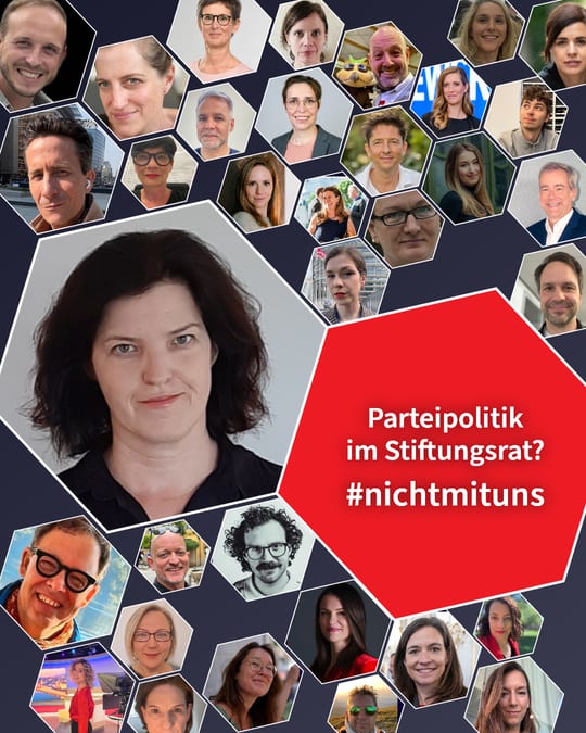 Parteipolitik im Stiftungsrat? #nichtmituns