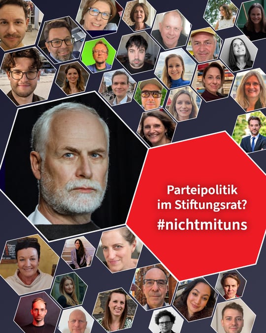 Parteipolitik im Stiftungsrat? #nichtmituns
