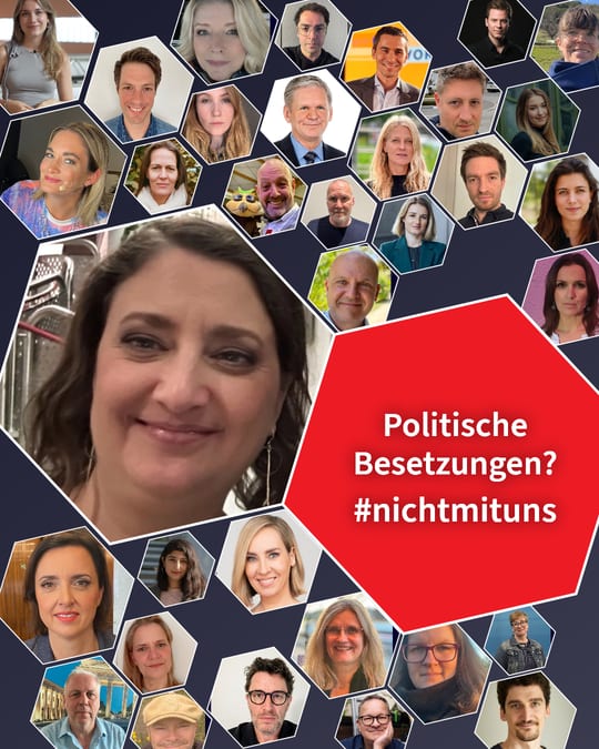 Politische Besetzungen? #nichtmituns