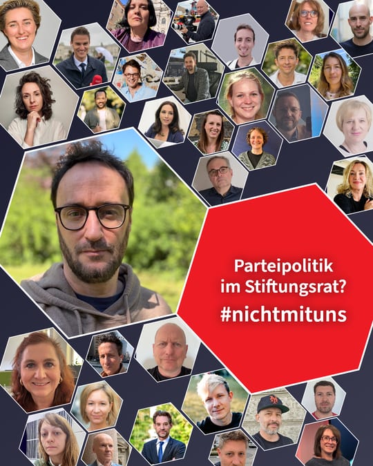Parteipolitik im Stiftungsrat? #nichtmituns