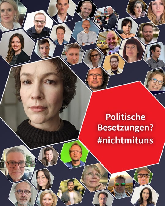 Politische Besetzungen? #nichtmituns