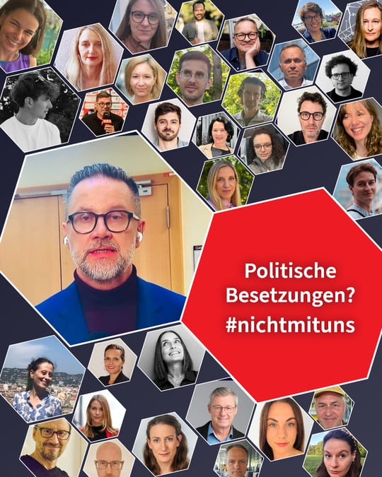 Politische Besetzungen? #nichtmituns