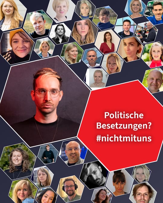 Politische Besetzungen? #nichtmituns