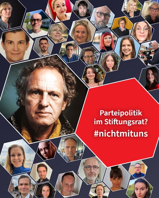 Parteipolitik im Stiftungsrat? #nichtmituns