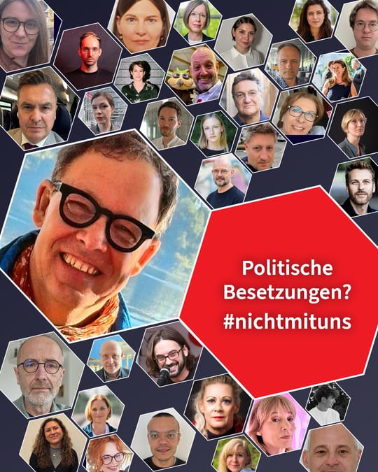 Politische Besetzungen? #nichtmituns