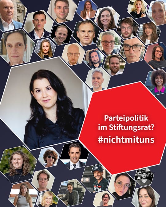 Parteipolitik im Stiftungsrat? #nichtmituns
