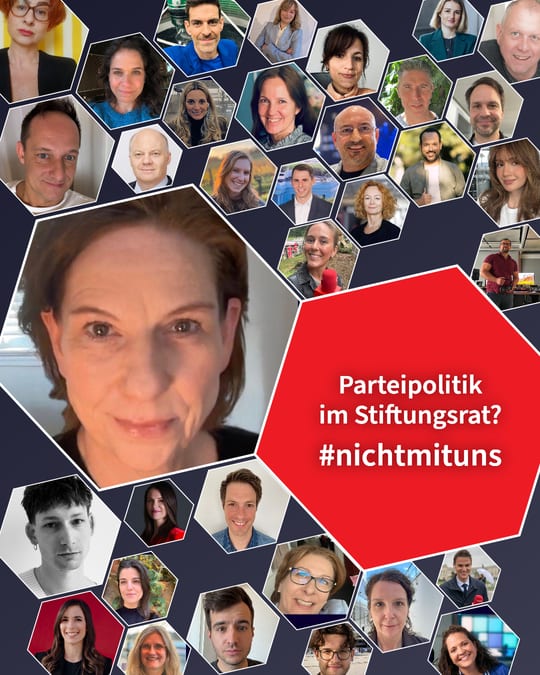 Parteipolitik im Stiftungsrat? #nichtmituns