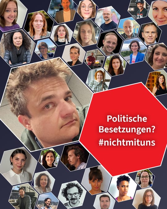 Politische Besetzungen? #nichtmituns
