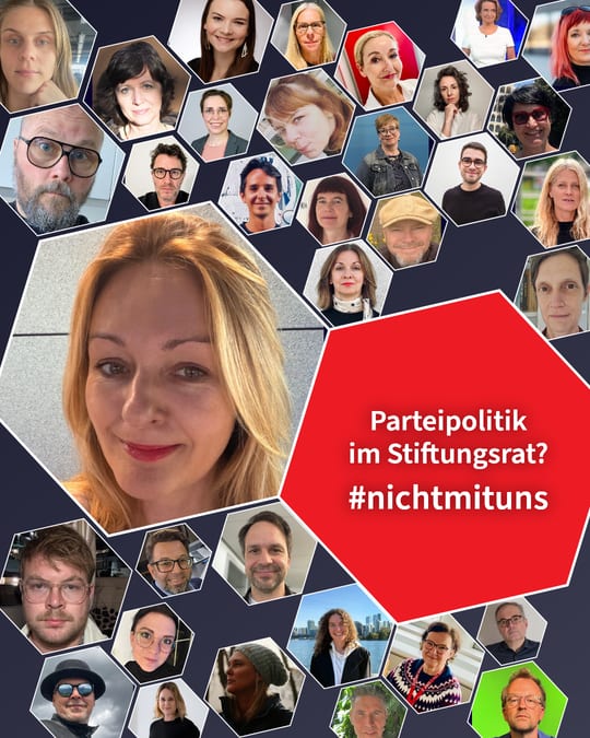 Parteipolitik im Stiftungsrat? #nichtmituns