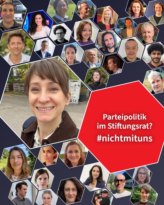 Parteipolitik im Stiftungsrat? #nichtmituns