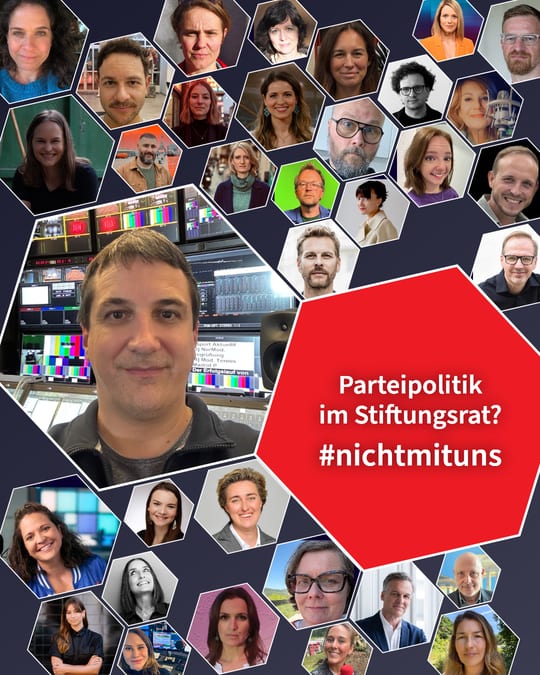 Parteipolitik im Stiftungsrat? #nichtmituns